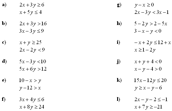 Sústavy lineárnych rovníc a nerovníc - Príklad 7 - Zadanie